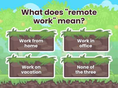 Testez votre vocabulaire du travail flexible