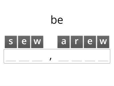 Irregular verbs Evolution 6 part 1