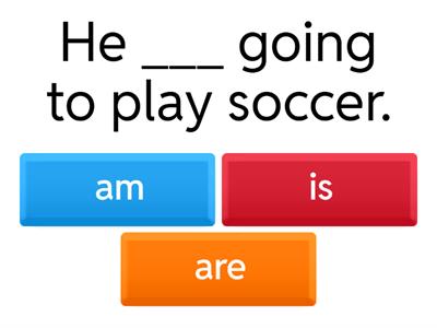 To Be Going To Grammar Quiz