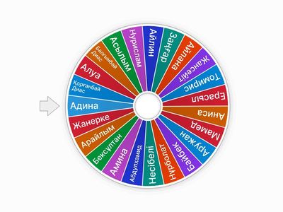 Оқушылар рулетка