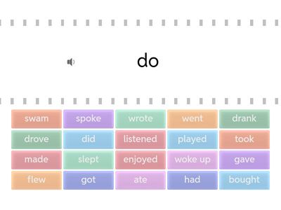 Regular and Irregular Verbs