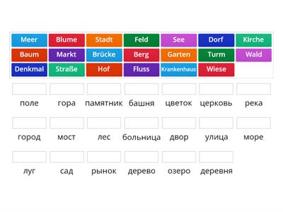 Окружающий мир. Сопоставить-2