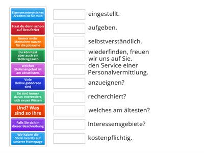 Vokabeln Linie 1 Beruf B2 BSK Spezial - Bewerbung