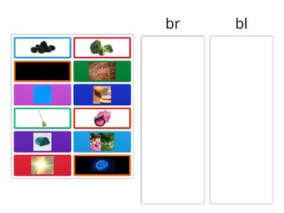 Initial Consonant Blends br, bl