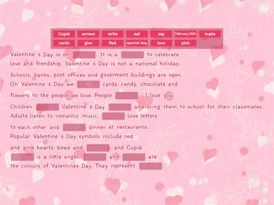 Valentine`s day traditions