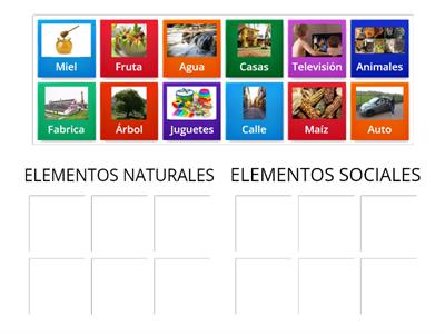 ELEMENTOS NATURALES Y SOCIALES