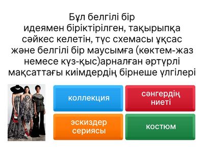 Өзіңіздің имиджіңізге арналған киім/аксессуарлар топтамасын жасау тәжірибесі