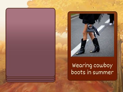 Norm or cringe? Clothes and accesories