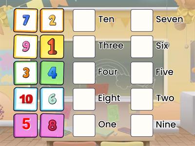 Numbers from 1 to 10