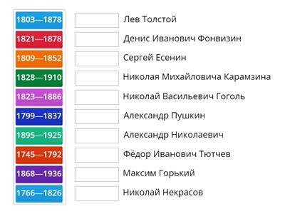 Великие российские писатели и поэты