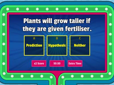 Prediction, Hypothesis, or Neither