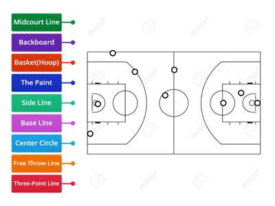 Label The Basketball Court