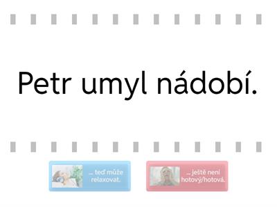 Kdo ještě není hotový? A kdo už může relaxovat? 