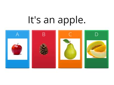 Fruits Vocabulary