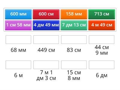 единицы измерения 