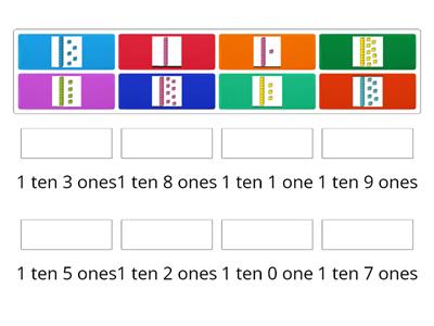 Match up tens and ones