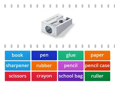 materiale scolastico in inglese