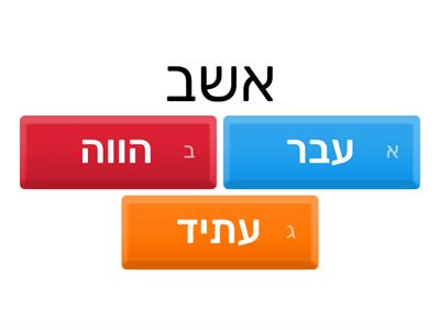  זמני הפועל 2