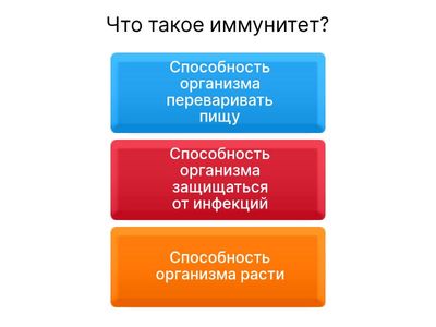 Викторина. 8 класс. Биология