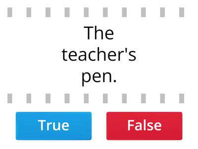 Possessive apostrophe - singular nouns