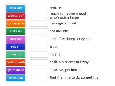 Mixed Phrasal Verbs 1 FCE