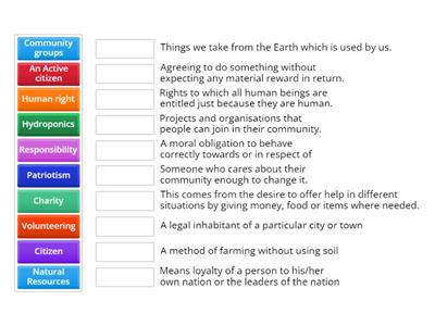 Social Studies definitions term 2