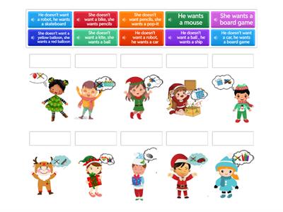  wants / doesn't want 