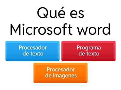 Microsoft word