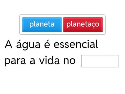 Complete com a Palavra Correta – 5º Ano