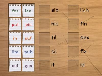 two syllable match up
