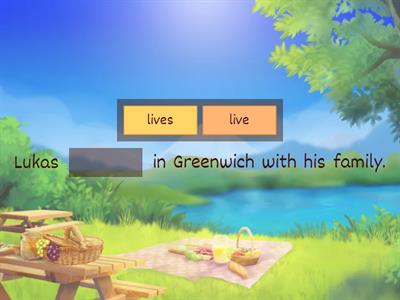 Present simple affirmative form 1