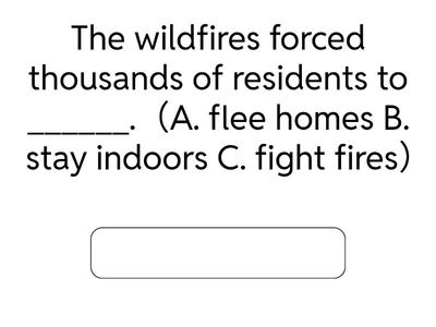 Unit 10 News item 3：Fill in the blanks.