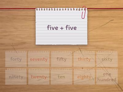 counting numbers 10-100