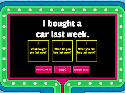 Subject and Object Questions 2