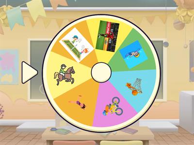 Jogo da roleta - Os Desportos