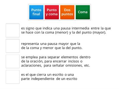 SIGNOS DE PUNTUACIÓN