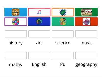 Rooftops 4 Unit 3 Vocabulary match pic & word