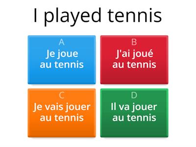 passé composé avec avoir