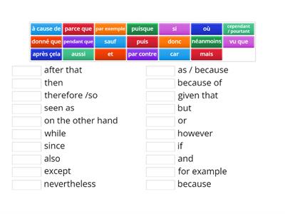 French Connectives 