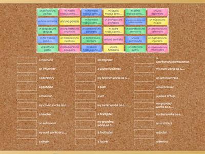 Y8 Spanish professions