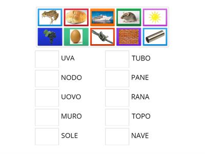 Livello intermedio: LEGGI PAROLE BISILLABE