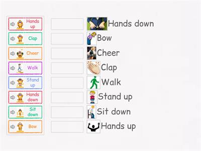 GDW  Warm-Up   Classroom Actions  Kindy ESL