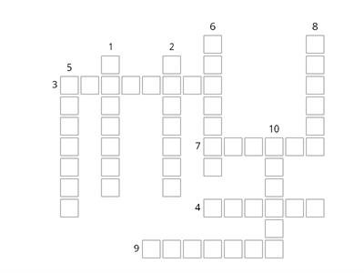 EA, EE, EY Crossword Puzzle  