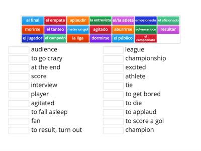 Realidades 2 - Vocabulario de deportes