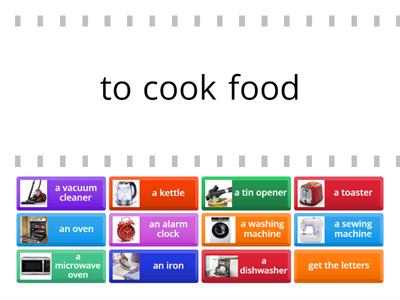 The household devices + verbs