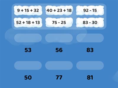 12 Matemáticas. Sumas y restas