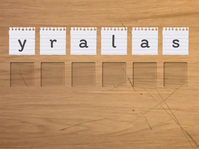 Criteria for a job (vocabulary)