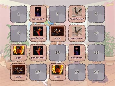 Final /er/ Circus & animal words