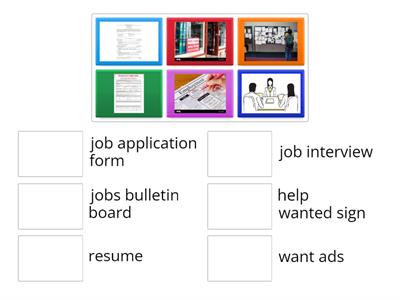 Job search vocabulary--EASY