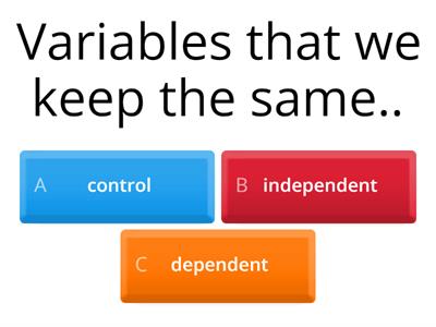 Variables Quiz
